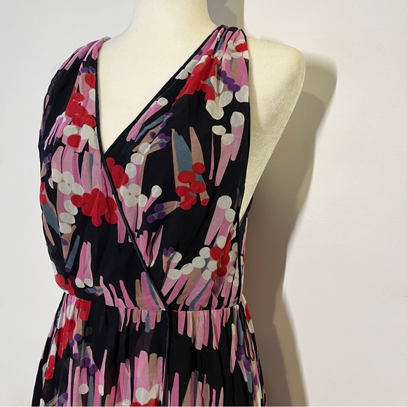 MARC JACOBS Geo-Spot Silk Georgette Midi Dress, 4 - Picture 4 of 12